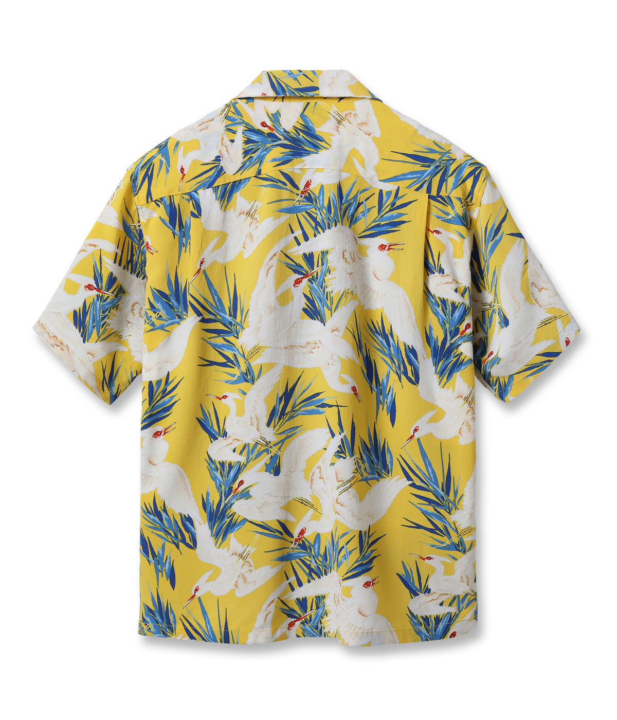 SUN SURF RAYON HAWAIIAN SHIRT “WHITE EGRET”