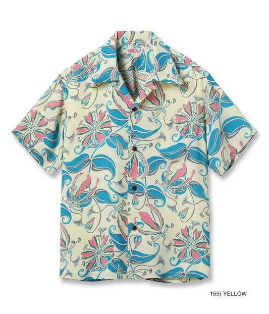 SUN SURF RAYON HAWAIIAN SHIRT “SPIDER LILY”