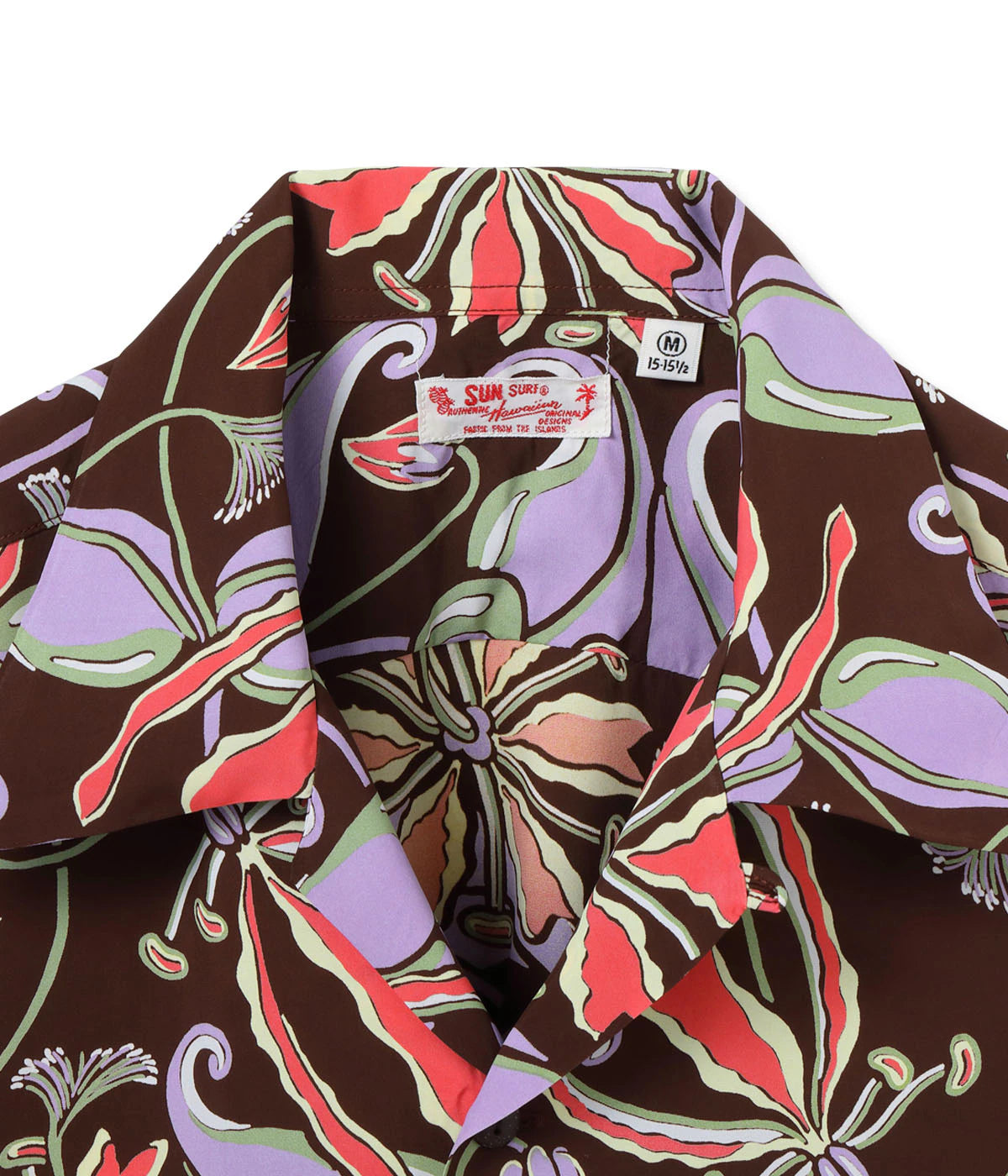 SUN SURF RAYON HAWAIIAN SHIRT “SPIDER LILY”