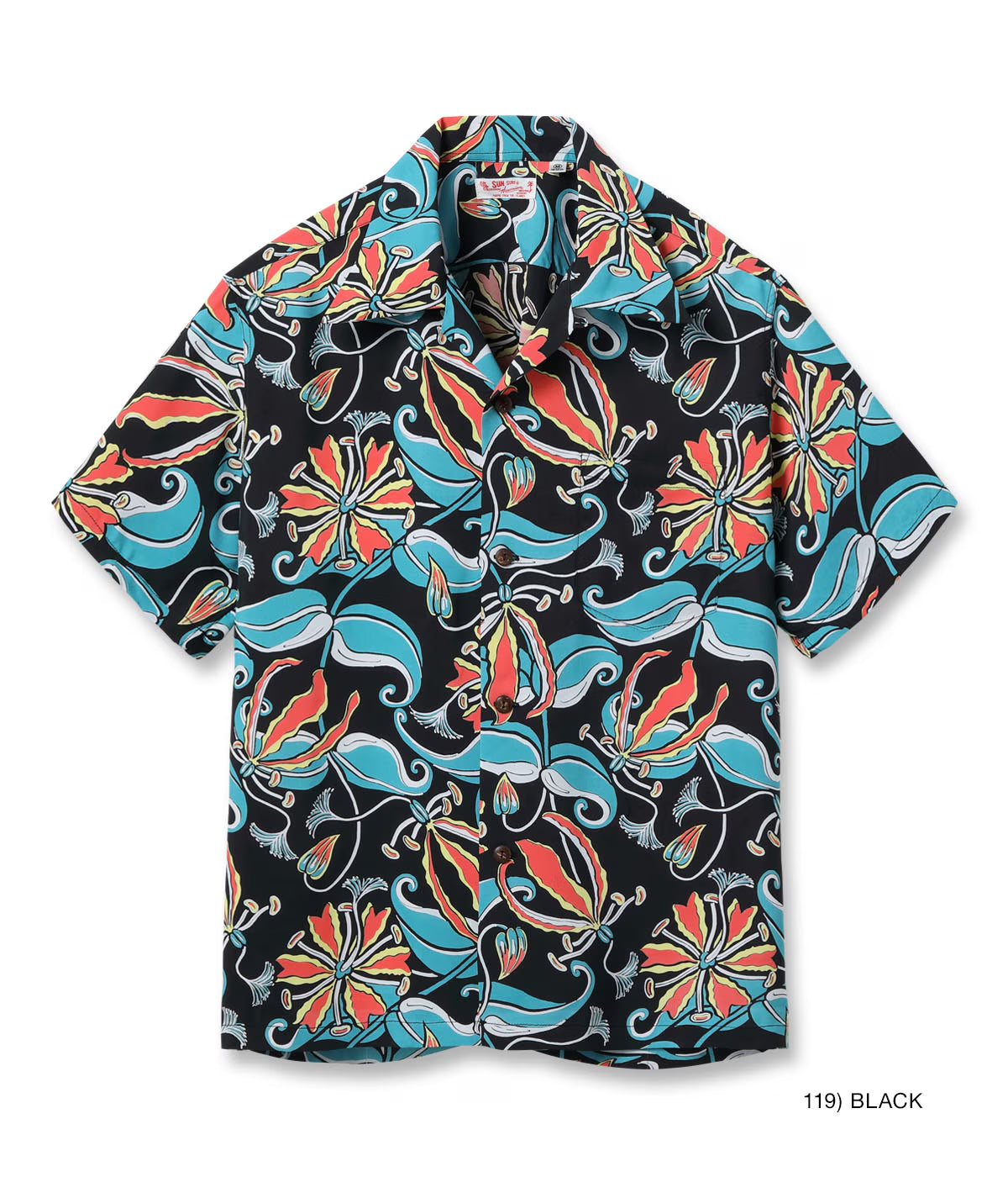 SUN SURF RAYON HAWAIIAN SHIRT “SPIDER LILY”