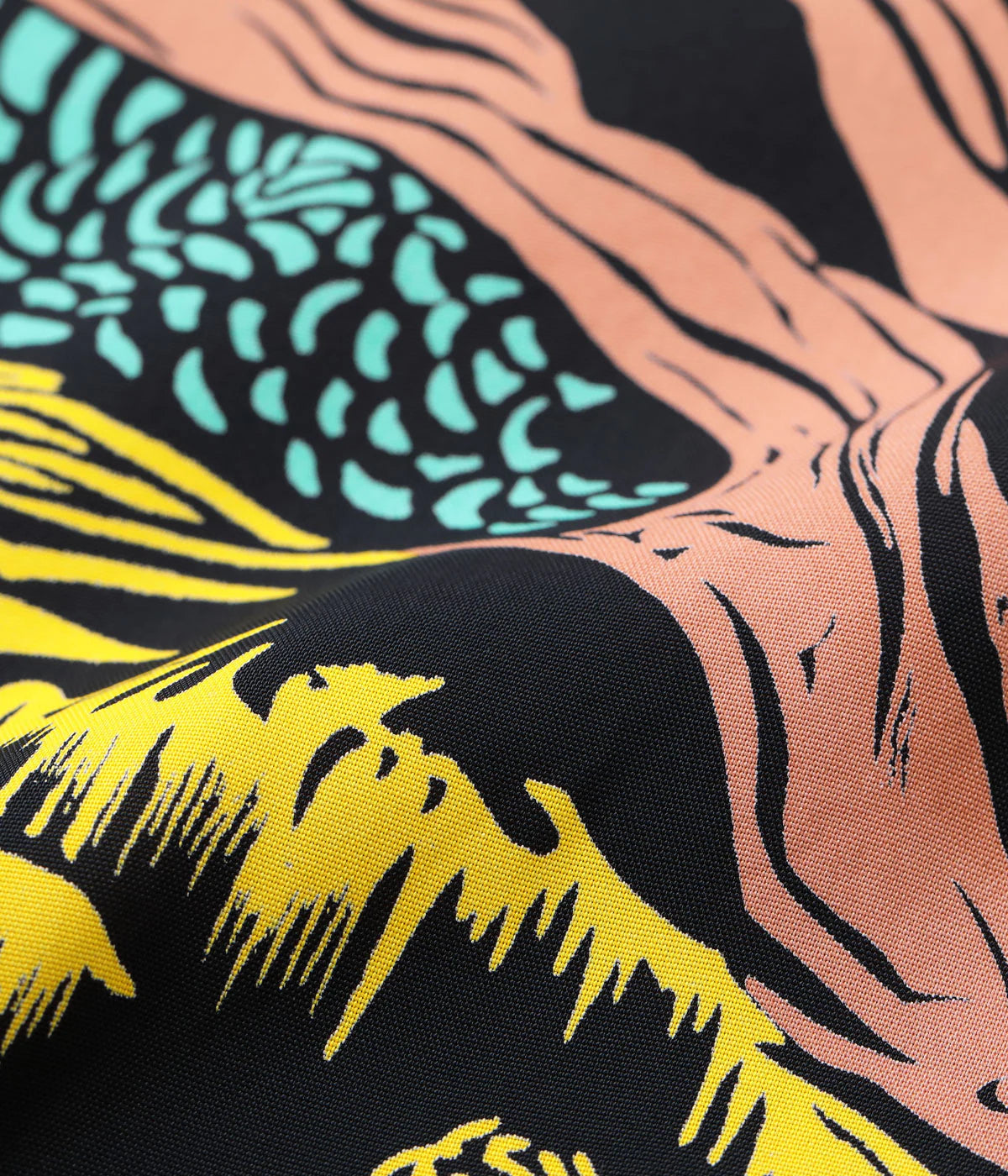 SUN SURF RAYON HAWAIIAN SHIRT SPECIAL EDITION “GAUGUIN WOODCUT MYSTIC”