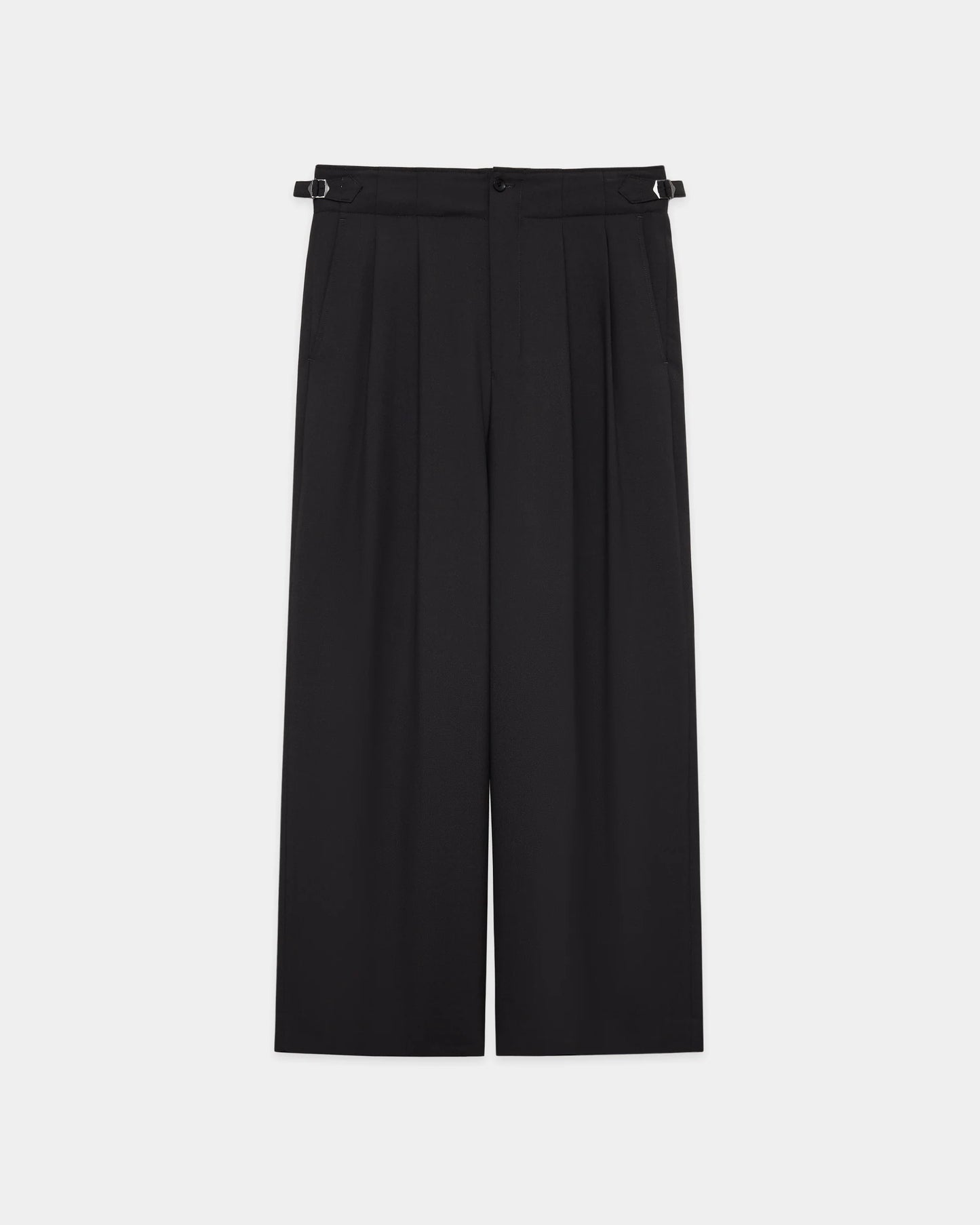 marka Two Tuck Military Trousers Recycled Polyester Non-Mulesed Wool Gabardine