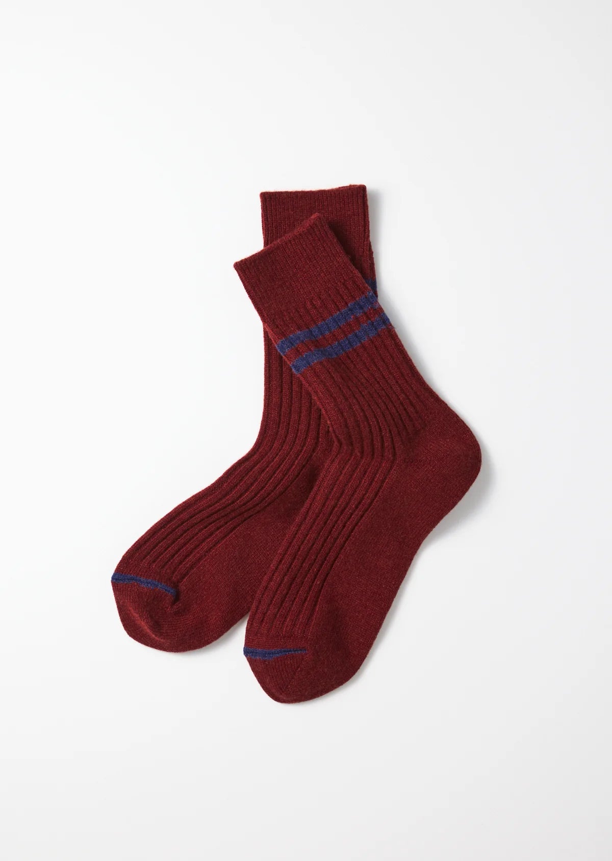 RoToTo MERINO LAMBS WOOL STRIPE SOCKS