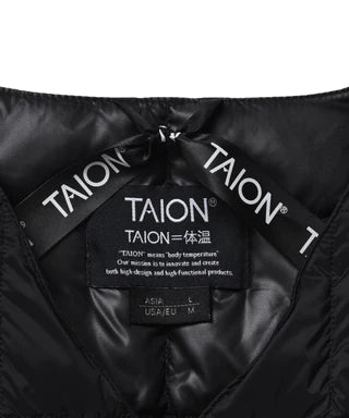 TAION Crew Neck Button Down Jacket