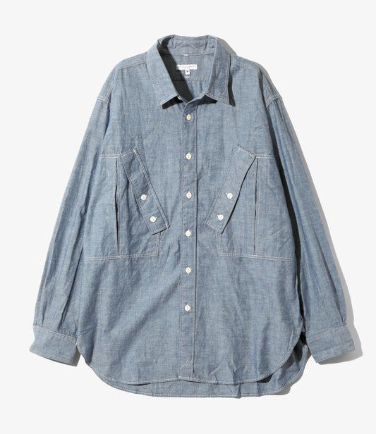 Engineered Garments FIELD SHIRT - COTTON CHAMBRAY