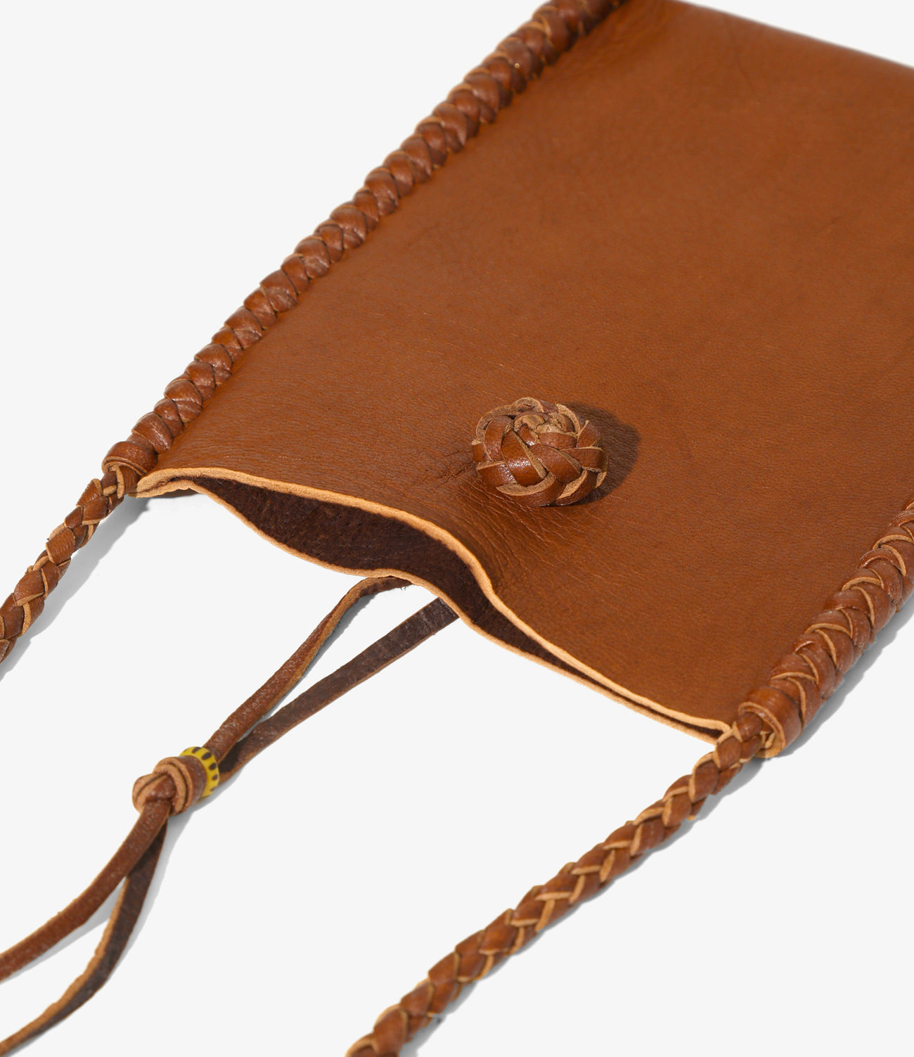 Needles BRAIDED NECK POUCH - DEERSKIN