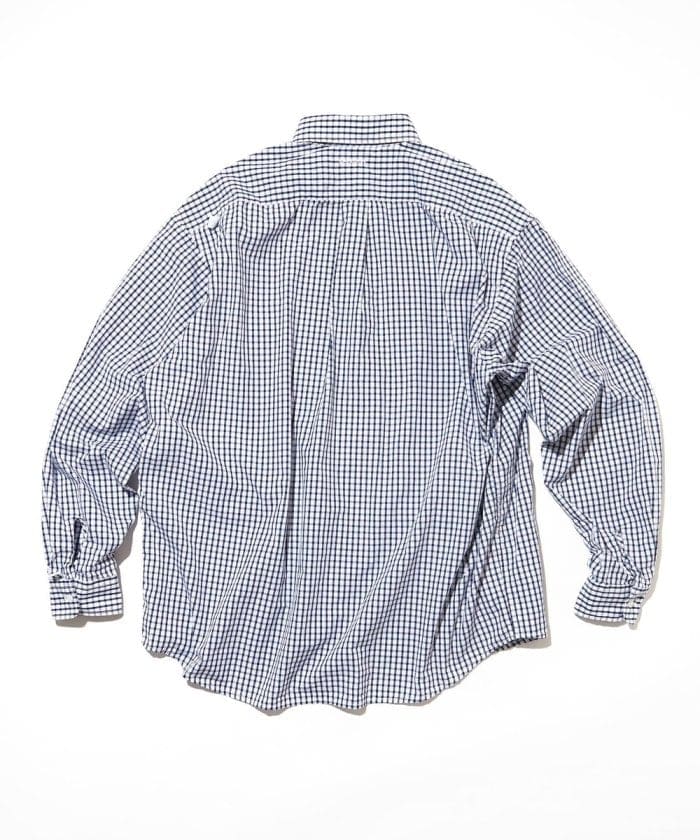 CAHLUMN Magazine Pocket Broad Shirt (Gingham)