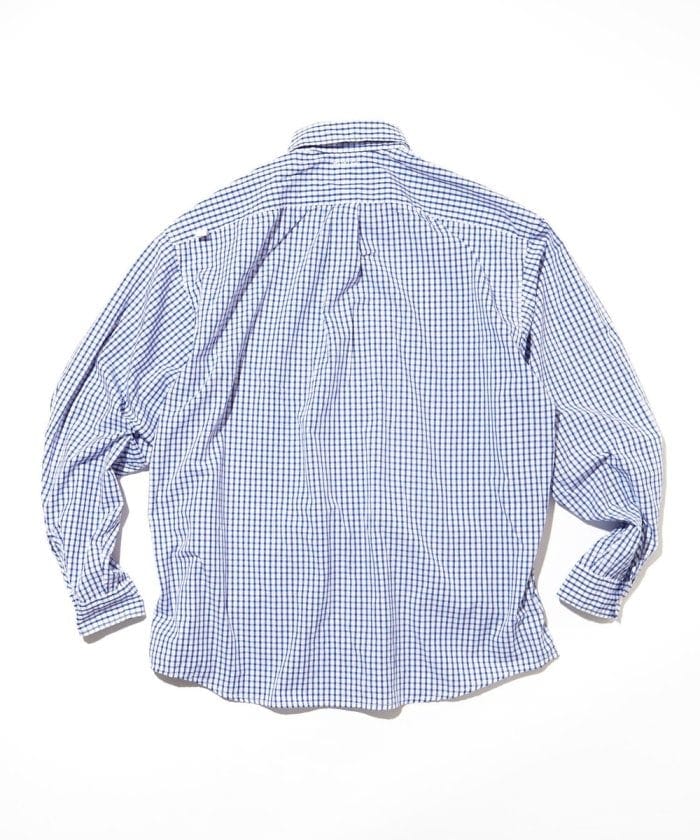 CAHLUMN Magazine Pocket Broad Shirt (Gingham)