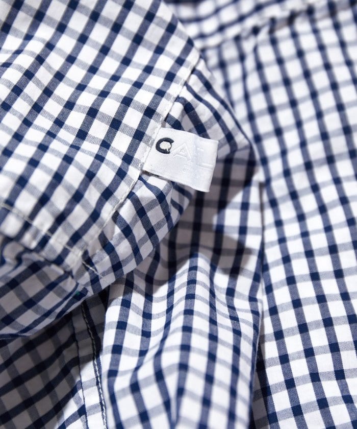 CAHLUMN Magazine Pocket Broad Shirt (Gingham)