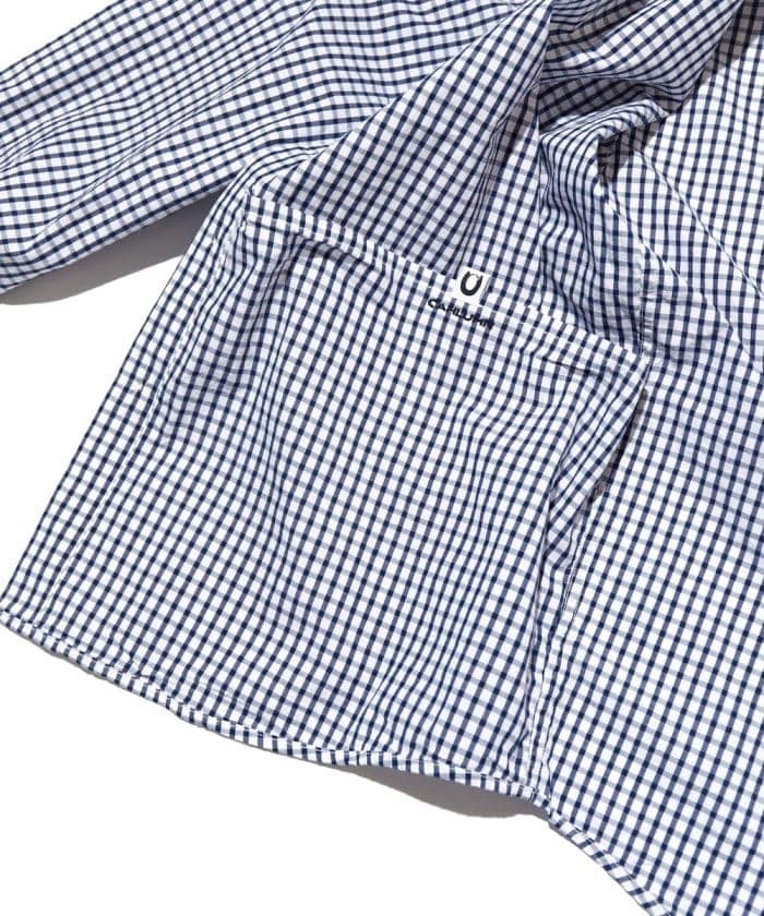 CAHLUMN Magazine Pocket Broad Shirt (Gingham)