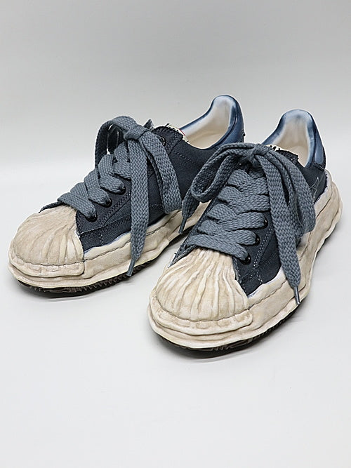 Maison MIHARA YASUHIRO BLAKEY Low Original Sole Canvas Garment Dye Low-Top Sneakers Black