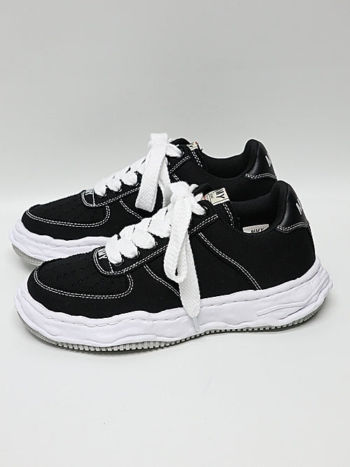 Maison MIHARA YASUHIRO WAYNE Original Sole Canvas Lowtop Sneaker Black