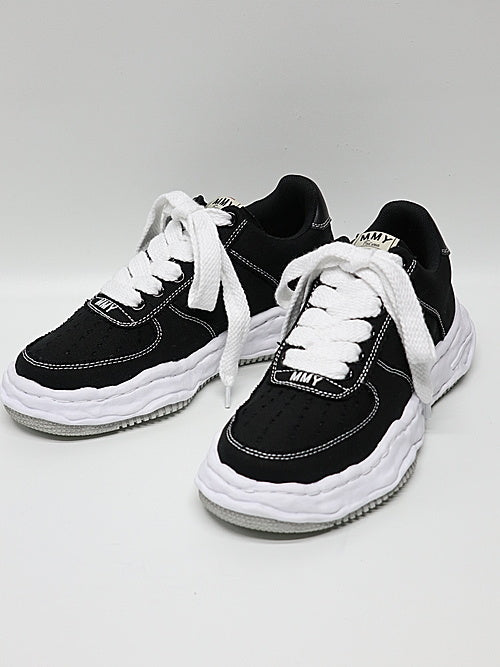 Maison MIHARA YASUHIRO WAYNE Original Sole Canvas Lowtop Sneaker Black