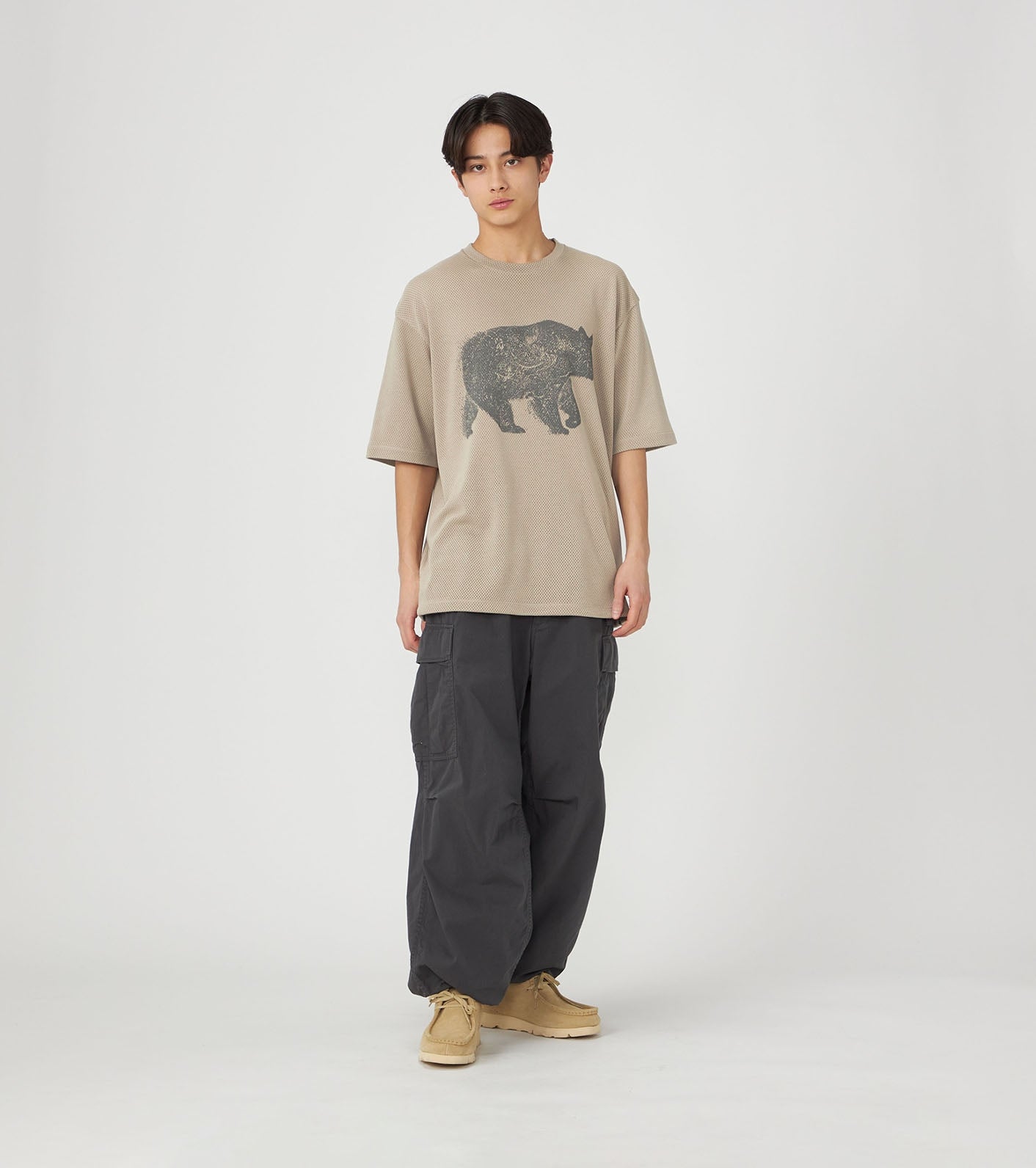 Purple Label Mesh Field Tee
