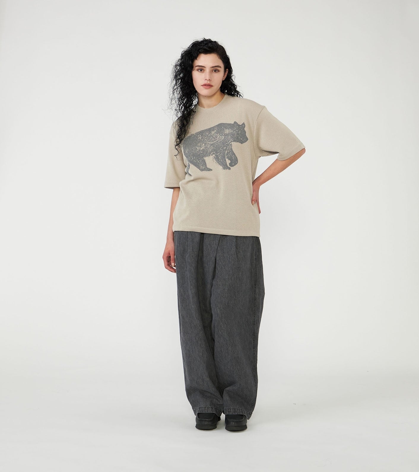 Purple Label Mesh Field Tee