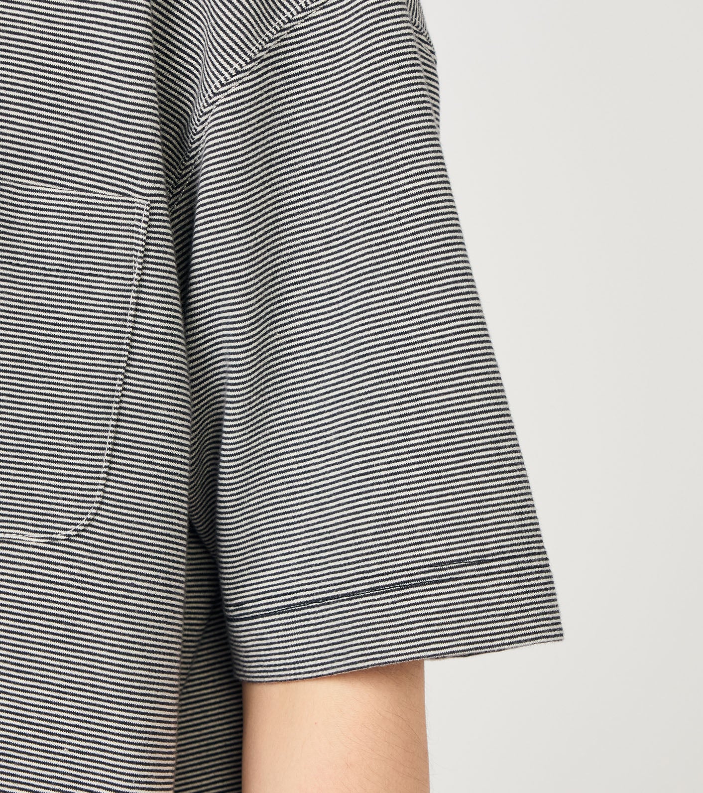 nanamica Micro Stripe Pocket Tee