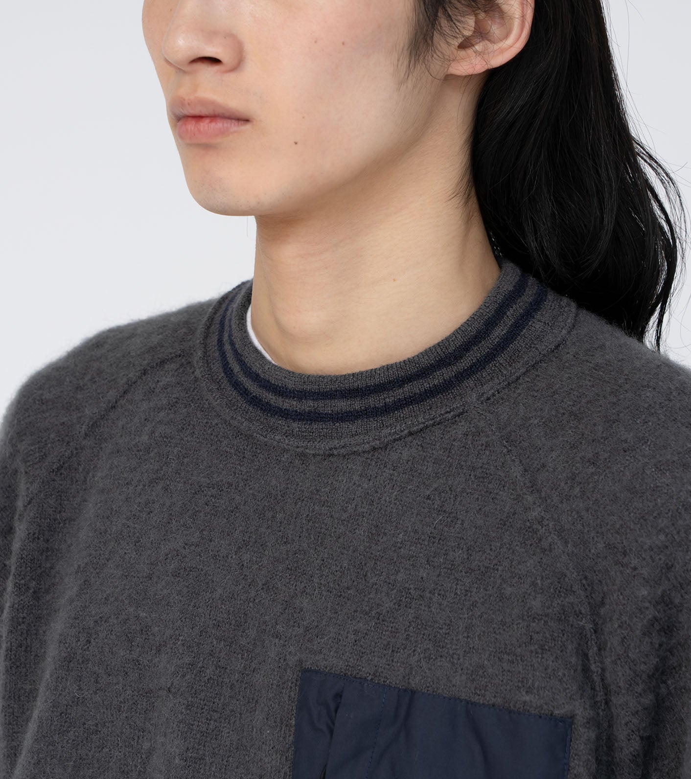 THE NORTH FACE Purple Label Mohair Field Crewneck Pullover