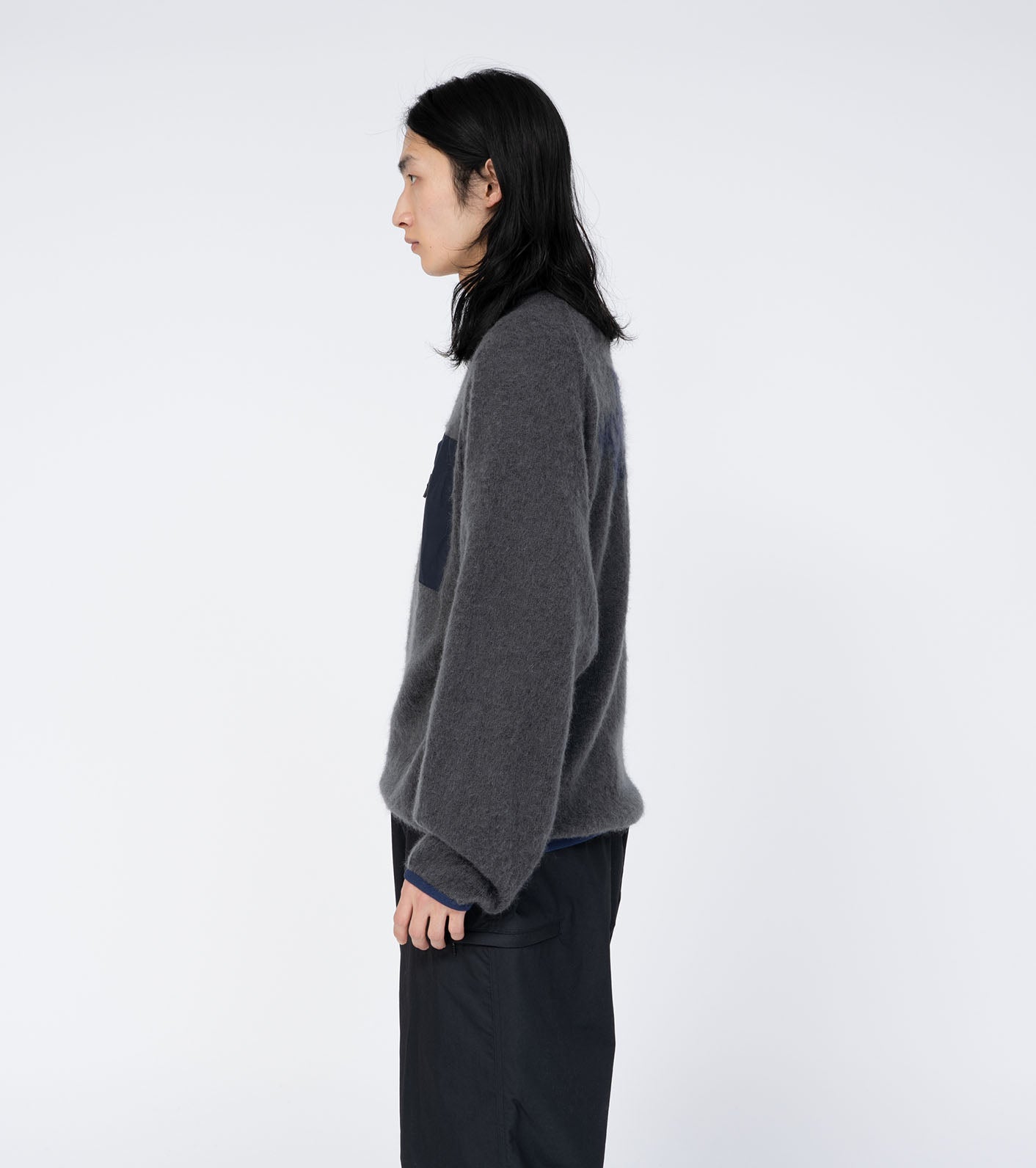 THE NORTH FACE Purple Label Mohair Field Crewneck Pullover