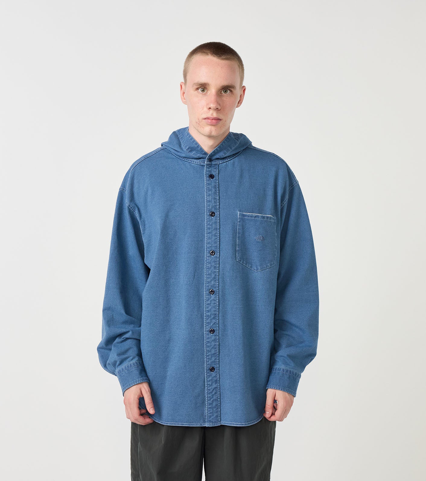 THE NORTH FACE PURPLE LABEL Mountain Hooded Shirt