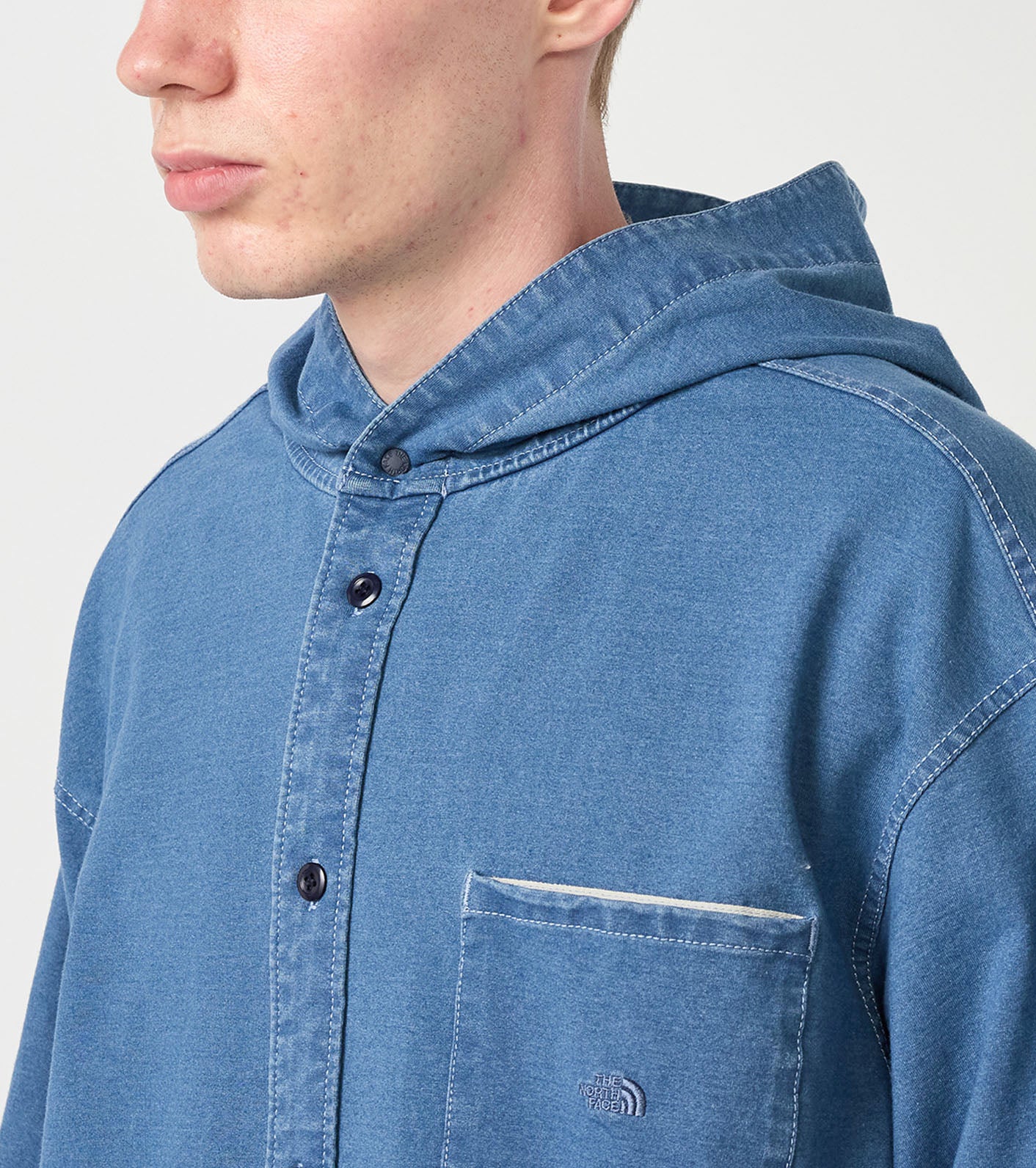 THE NORTH FACE PURPLE LABEL Mountain Hooded Shirt