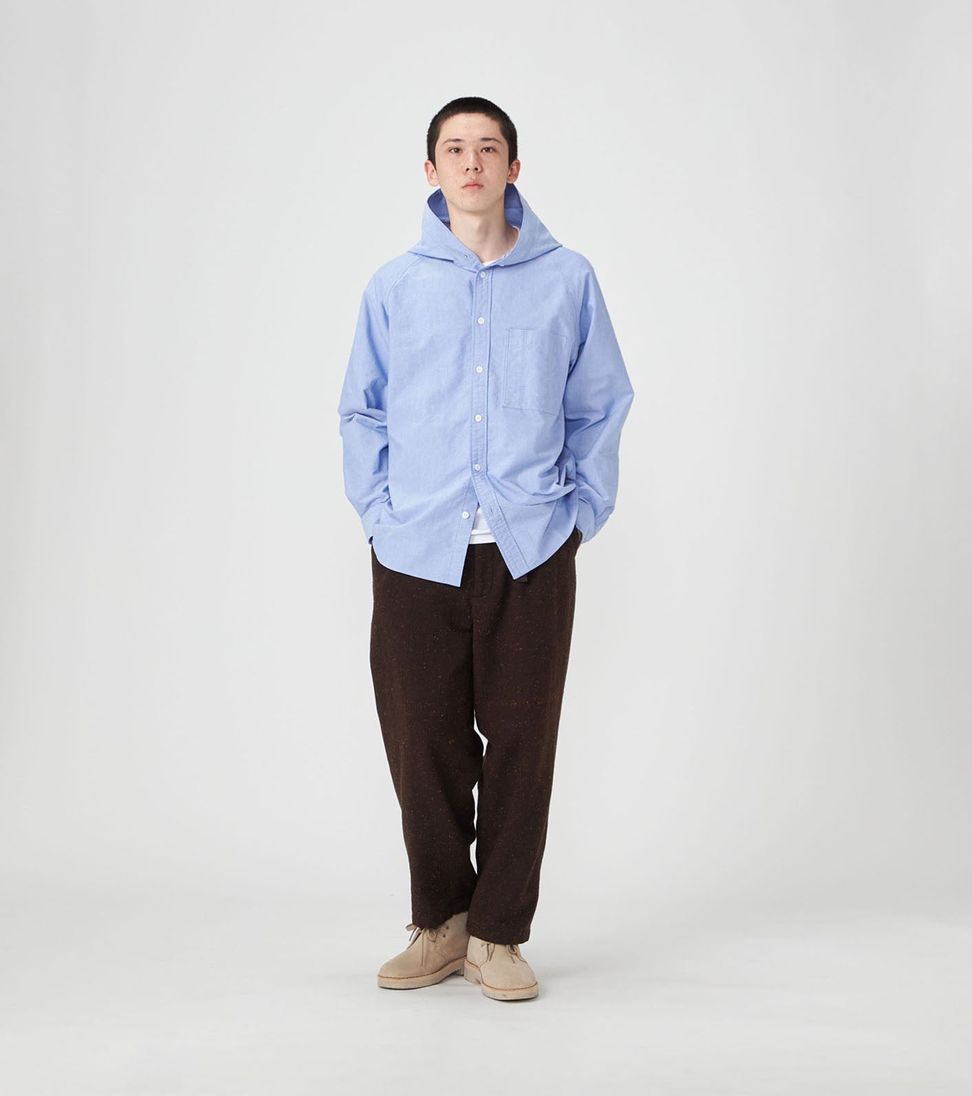 Purple Label Mountain Hooded Shirt