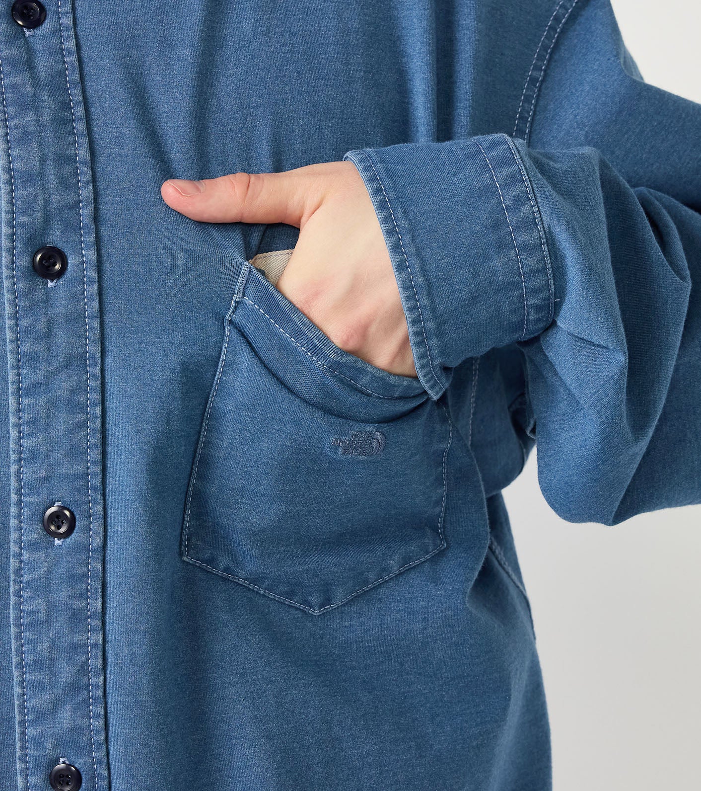 THE NORTH FACE PURPLE LABEL Mountain Hooded Shirt