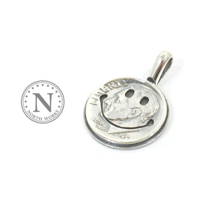 NORTH WORKS 10¢ Smile Coin Necklace N-009