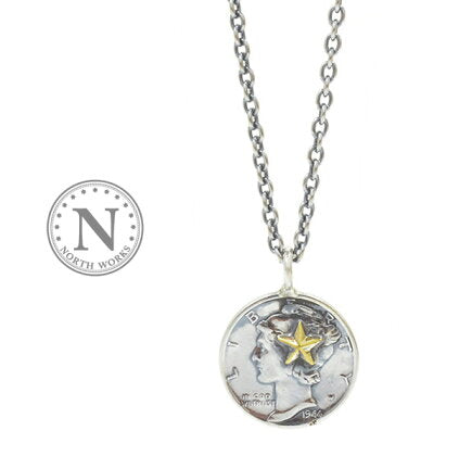 NORTH WORKS 10￠Brace Point Pendant NECKLACE N-301
