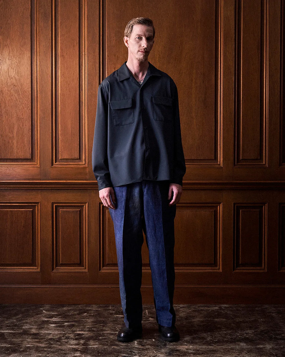NICENESS N.MORLEY Printed Canvas Frisco Trousers