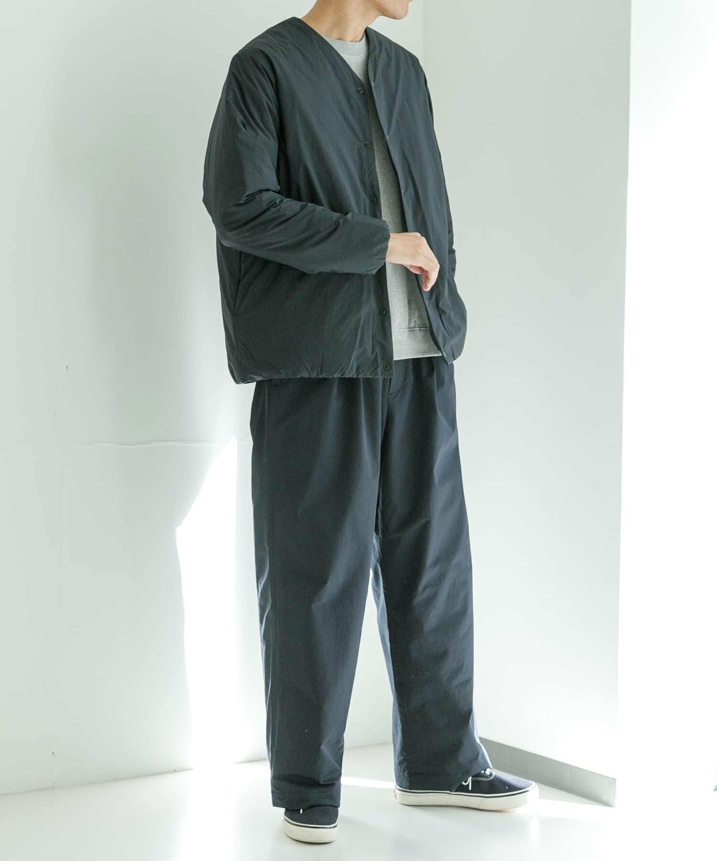 NANGA × URBAN RESEARCH AURORA No Collar Down Blouson