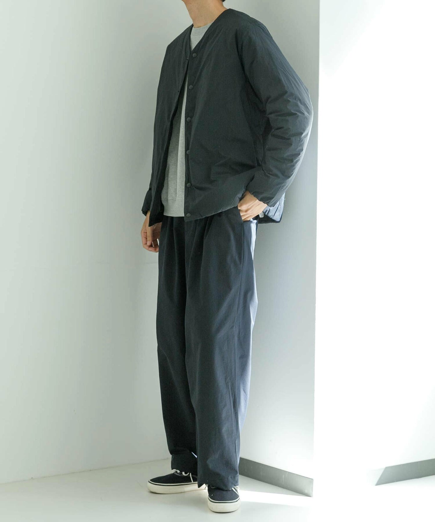 NANGA × URBAN RESEARCH AURORA No Collar Down Blouson