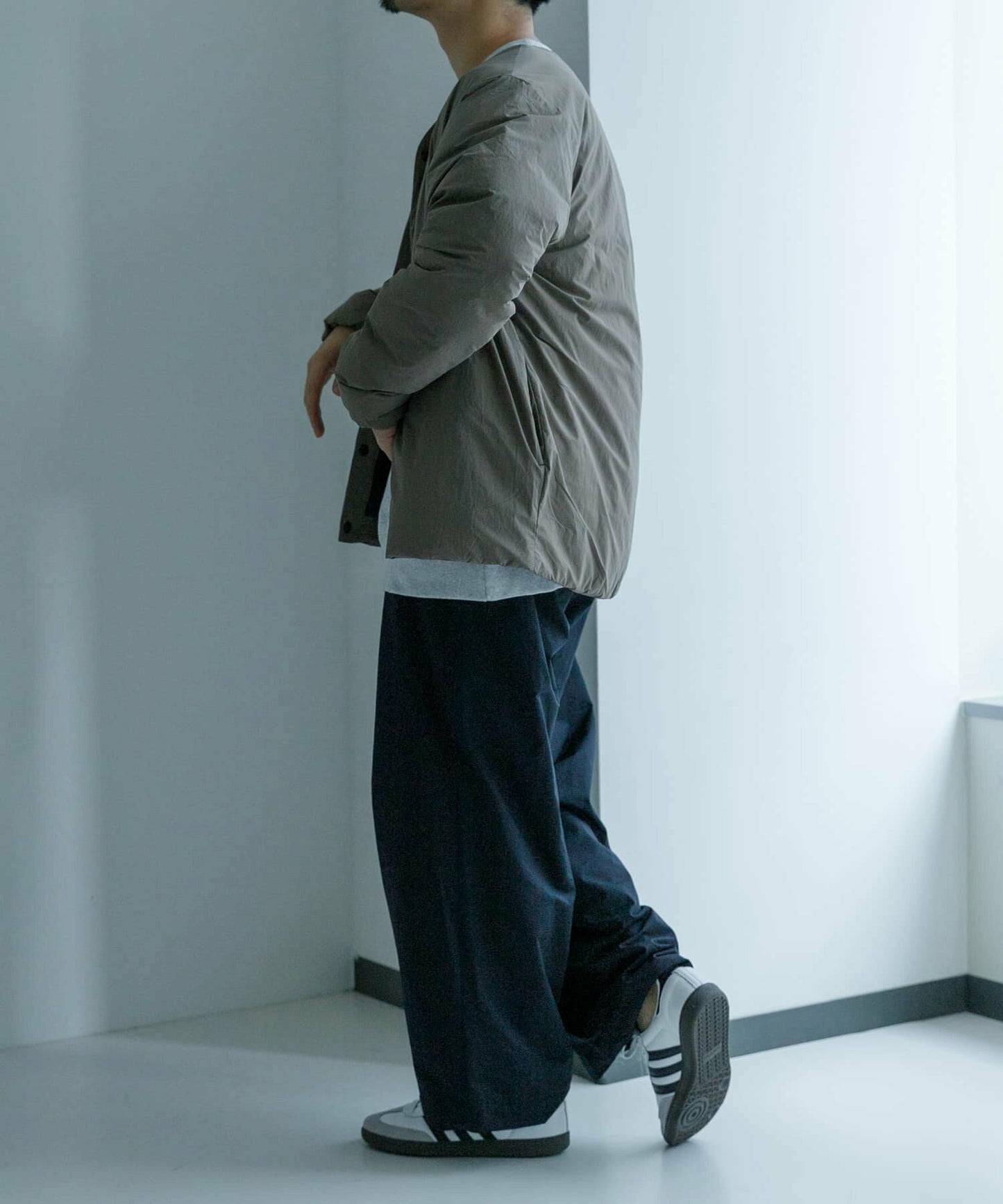 NANGA × URBAN RESEARCH AURORA No Collar Down Blouson