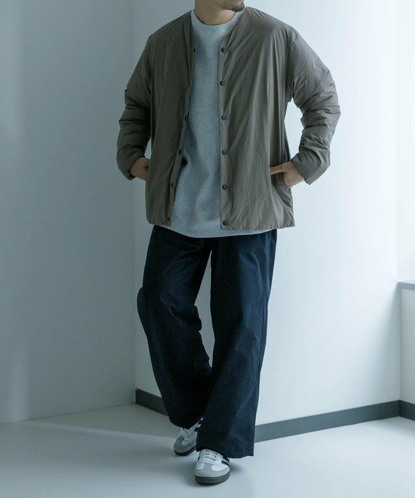 NANGA × URBAN RESEARCH AURORA No Collar Down Blouson