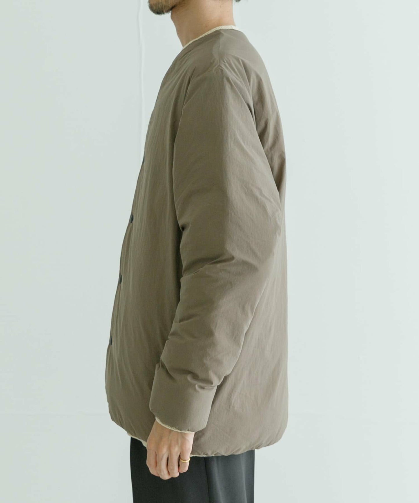 NANGA × URBAN RESEARCH AURORA No Collar Down Blouson