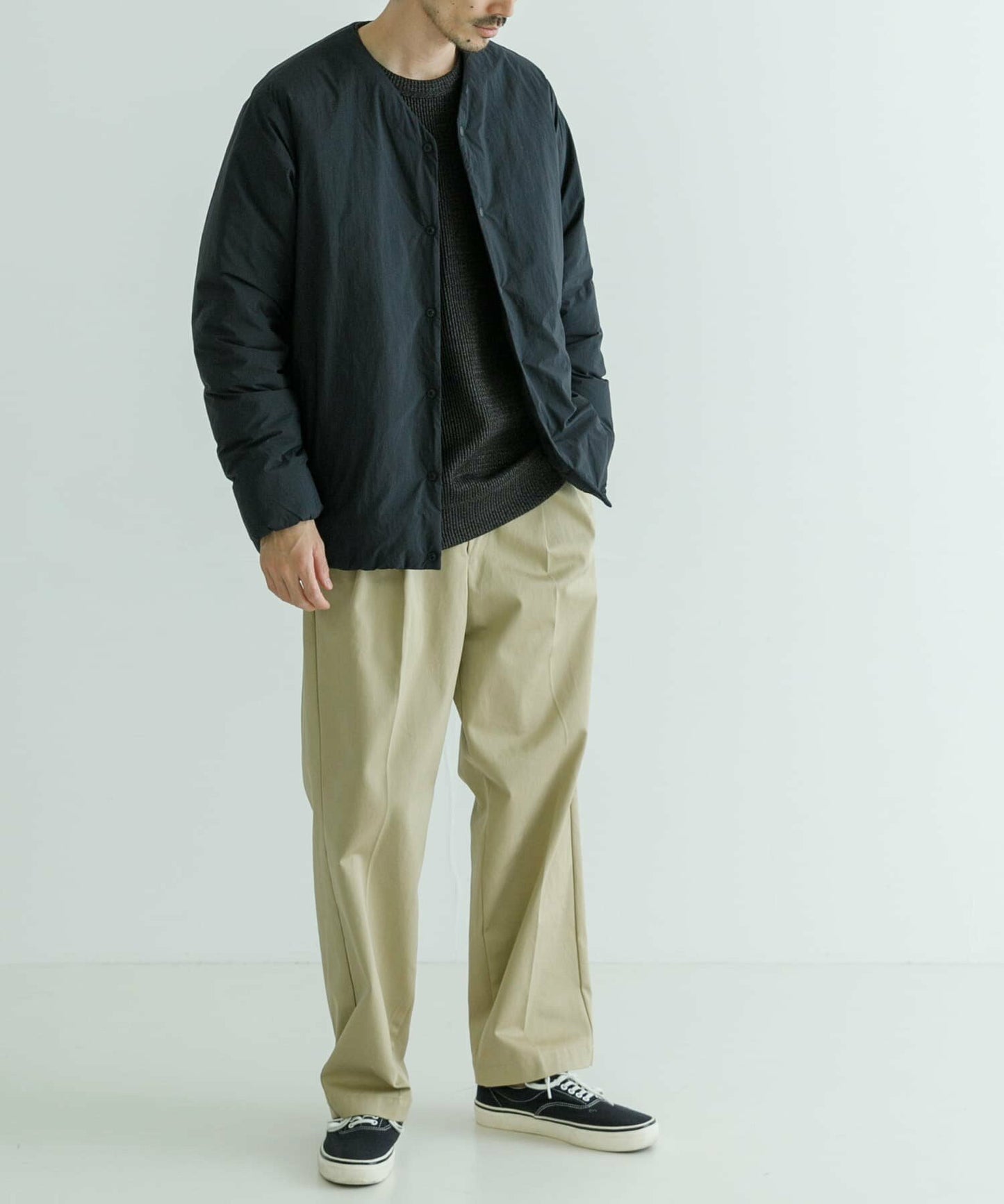 NANGA × URBAN RESEARCH AURORA No Collar Down Blouson