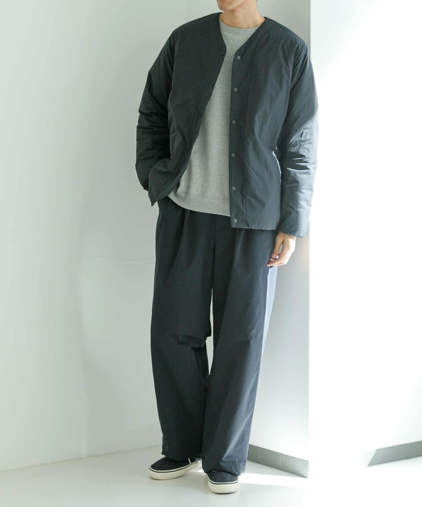 NANGA × URBAN RESEARCH AURORA No Collar Down Blouson