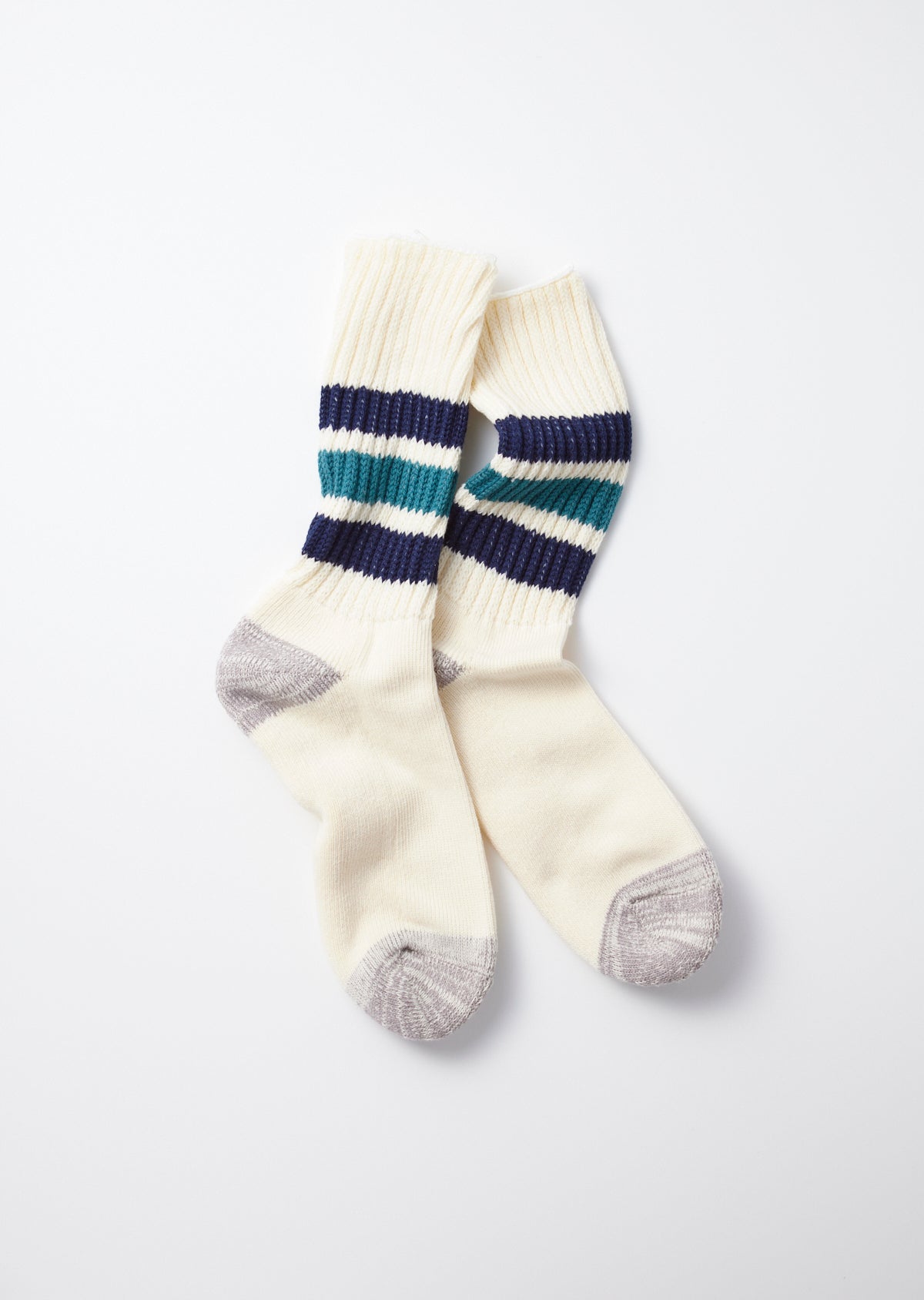 RoToTo COARSE RIBBED OLDSCHOOL CREW SOCKS