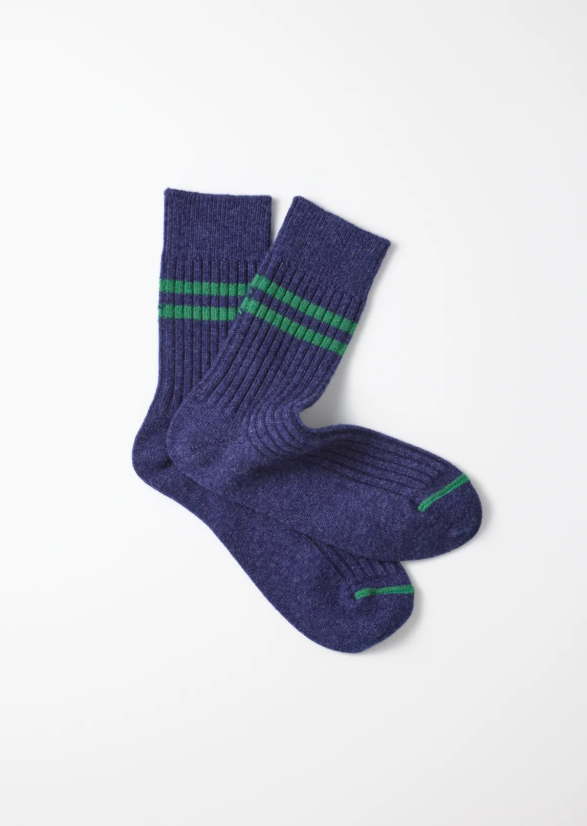 RoToTo MERINO LAMBS WOOL STRIPE SOCKS