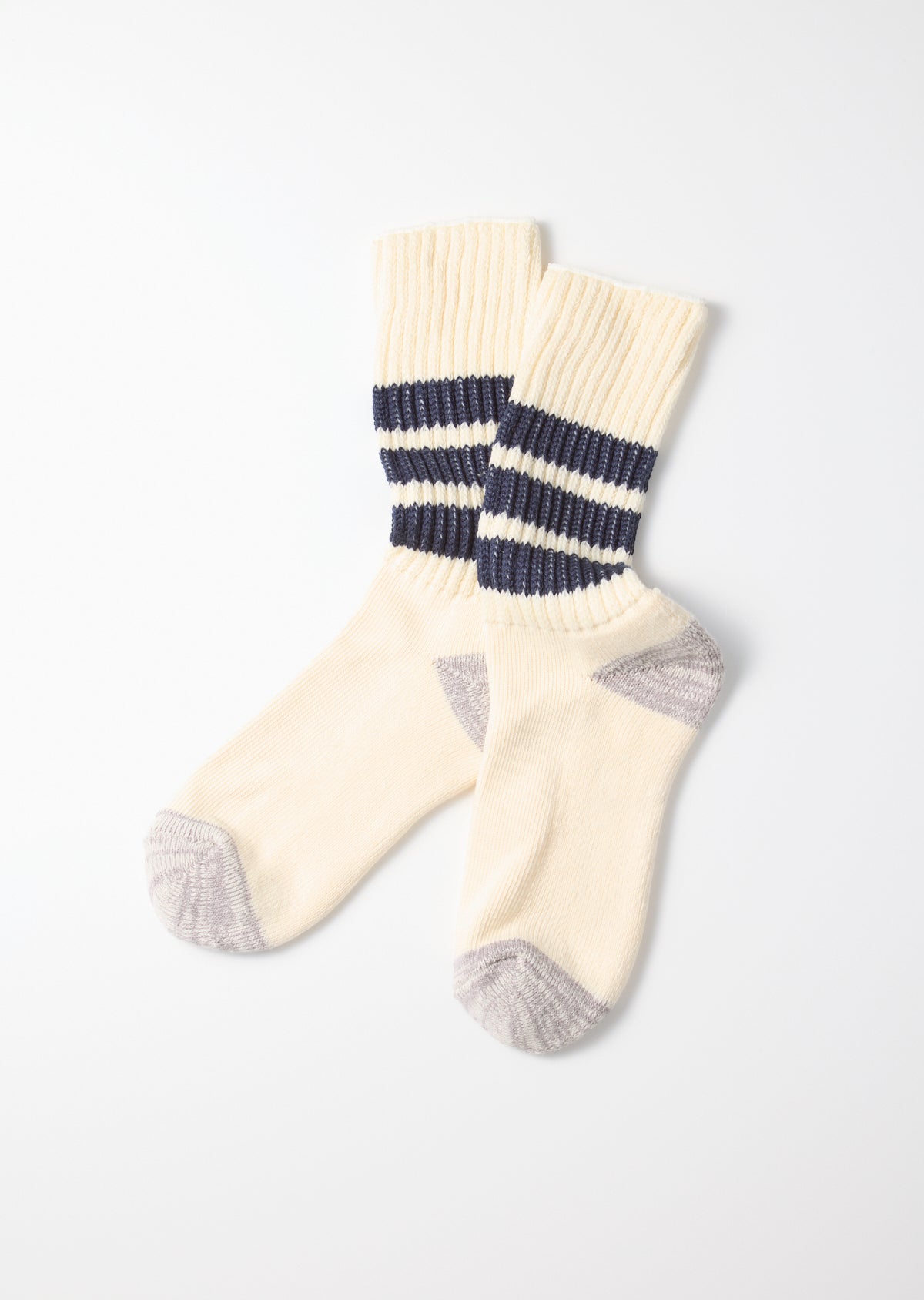 RoToTo COARSE RIBBED OLDSCHOOL CREW SOCKS