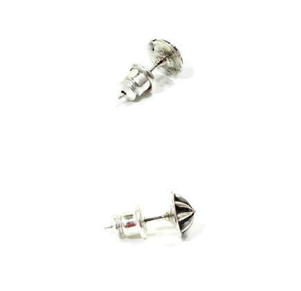 NORTH WORKS Concho Pierce Silver P-022