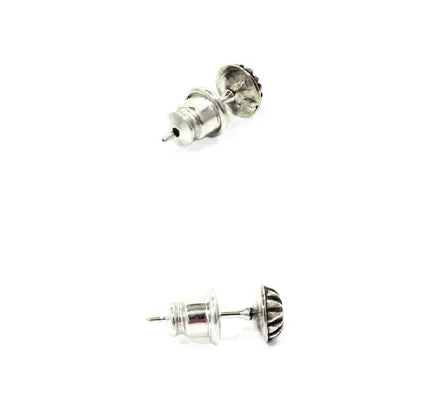 NORTH WORKS Concho Pierce Silver P-025