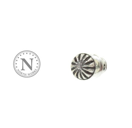 NORTH WORKS Concho Pierce Silver P-025