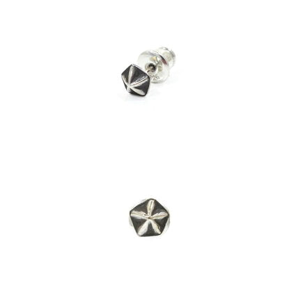 NORTH WORKS Concho Pierce Silver P-028