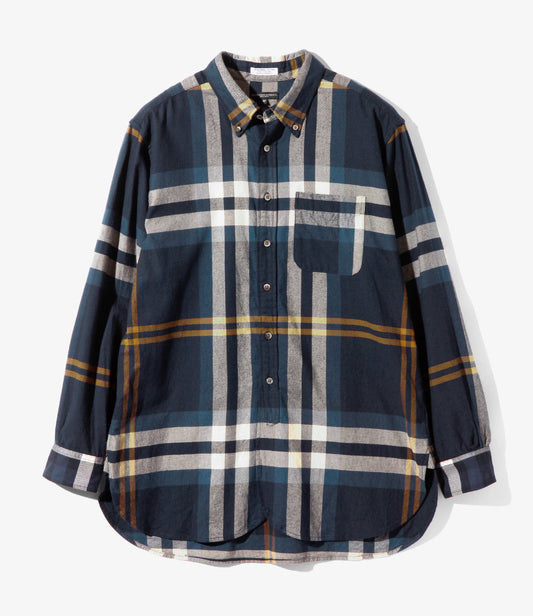 Engineered Garments 19C BD SHIRT - BIG PLAID FLANNEL