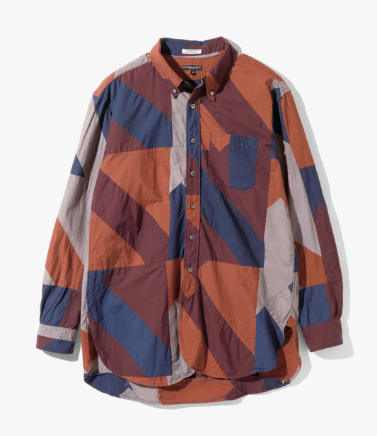 Engineered Garments 19C BD Shirt - Cotton Geo Patchwork