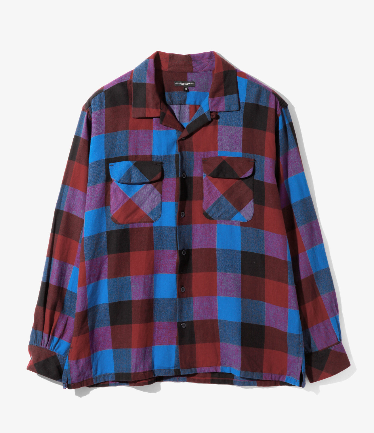 Engineered Garments CLASSIC SHIRT - COTTON BLOCK CHECK