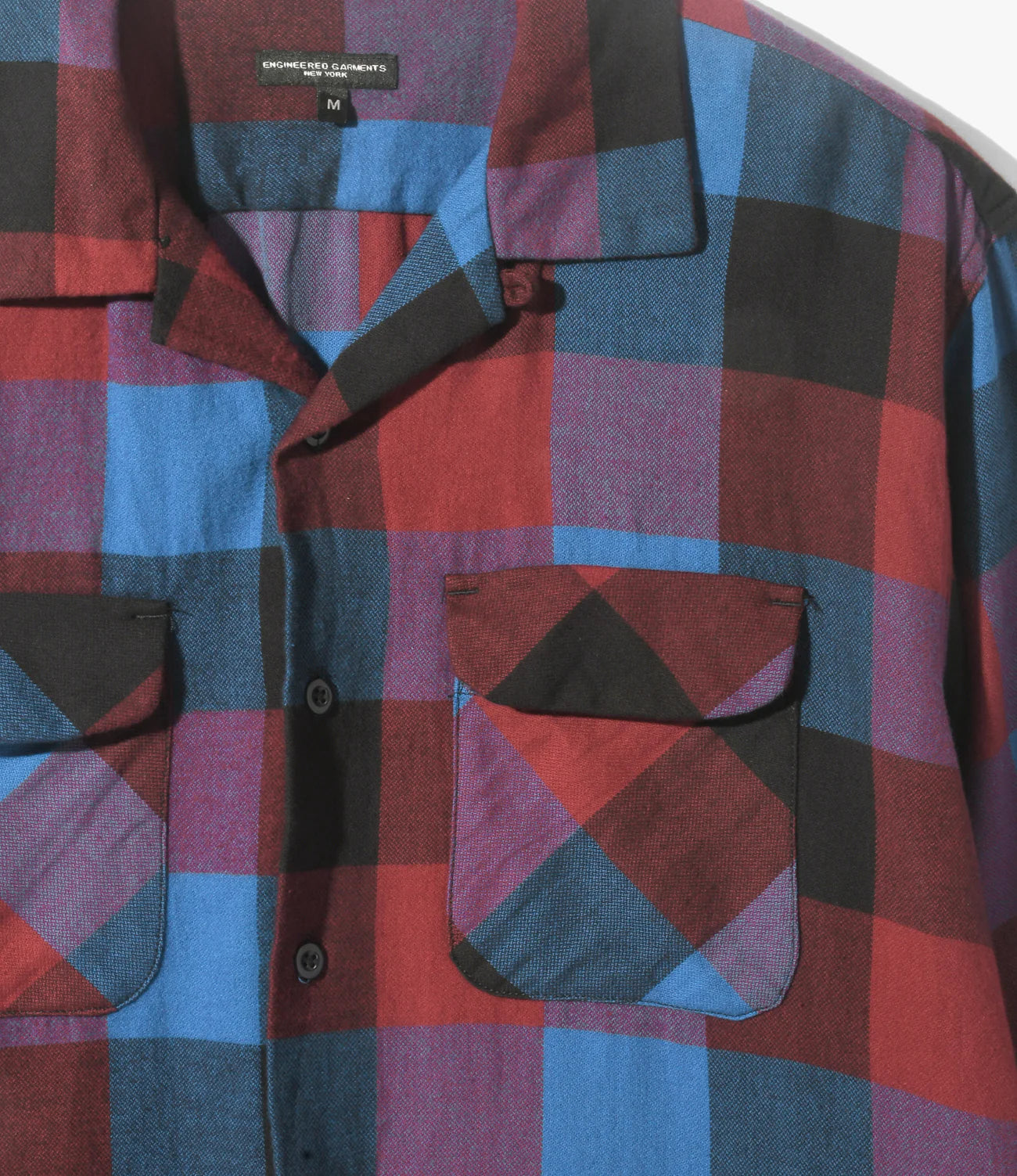 Engineered Garments CLASSIC SHIRT - COTTON BLOCK CHECK