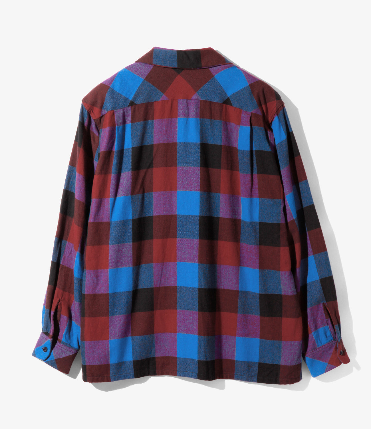 Engineered Garments CLASSIC SHIRT - COTTON BLOCK CHECK