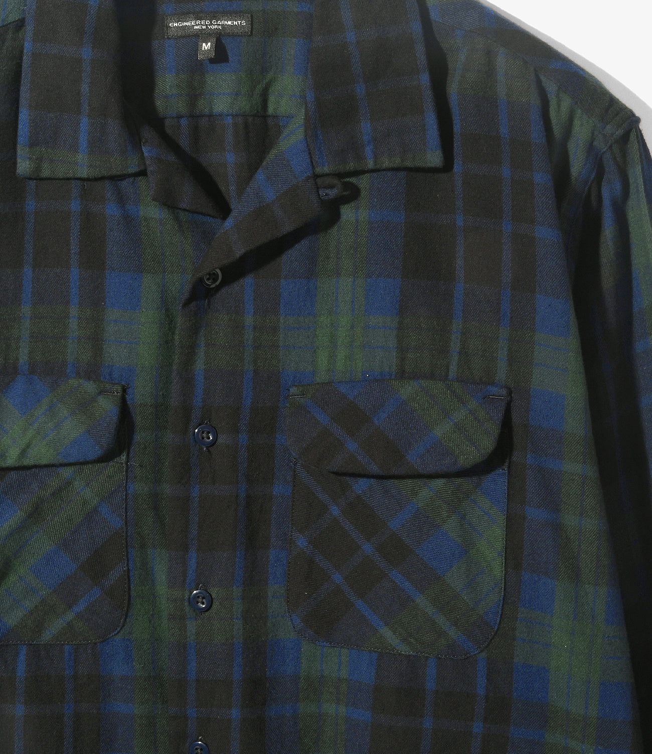 Engineered Garments CLASSIC SHIRT - COTTON FLANNEL