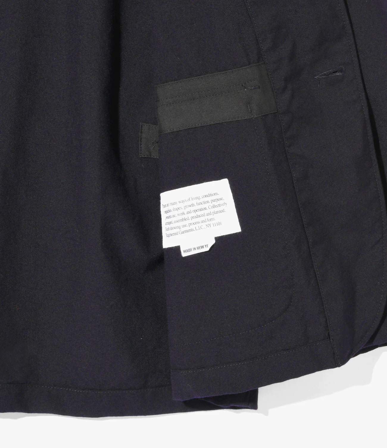 Engineered Garments LOITER JACKET - WOOL UNIFORM SERGE